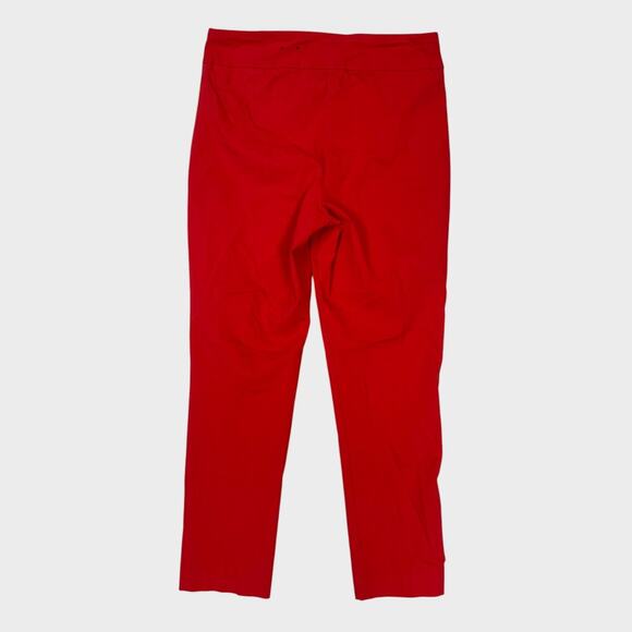 JM Collection Large Red Pants Rayon Nylon Spandex - Picture 6 of 7